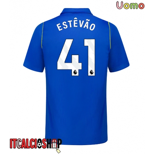 Chelsea Estevao Willian #41 Prima Maglia 2026-27 Manica Corta
